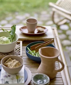 Bloomingville Assiette En Grès Marron -Chef&Sommelier-boutique assiette en gres marron 2