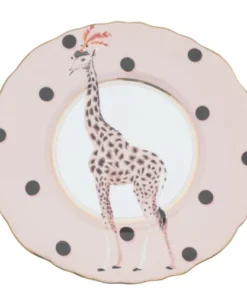 Yvonne Ellen Assiette En Porcelaine Girafe D24cm