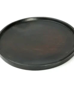 Bazar Bizar Assiette En Terracotta Grande Noire