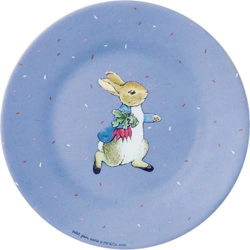 Petit Jour Paris Assiette Pierre Lapin Bleue Claire (20 Cm) 3 Petit Jour Paris Assiette Pierre Lapin Bleue Claire (20 Cm)