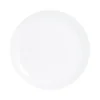 Luminarc Assiette Plate Blanche En Verre Opale Extra Résistant D25cm -Chef&Sommelier-boutique assiette plate blanche en verre opale extra resistant d25cm