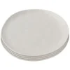 Kare Design Assiette Plate En Céramique Grise D20 - Lot De 4 -Chef&Sommelier-boutique assiette plate en ceramique grise d20 lot de 4