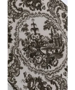 Kare Design Assiette Plate En Céramique Grise D27 - Lot De 6 -Chef&Sommelier-boutique assiette plate en ceramique grise d27 lot de 6 2