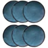Maisons Du Monde Assiette Plate En Faïence Bleue - Lot De 6 -Chef&Sommelier-boutique assiette plate en faience bleue 1000 0 14 174182 11