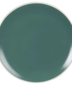 Maisons Du Monde Assiette Plate En Faïence Verte - Lot De 6