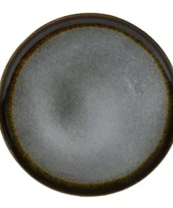 Sibo Homeconcept Assiette Plate En Grès Artisanal Gris 27 Cm - Lot De 4