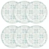Maisons Du Monde Assiette Plate En Grès Blanc à Motifs Bleus Et Gris - Lot De 6 -Chef&Sommelier-boutique assiette plate en gres blanc a motifs bleus et gris 1000 11 17 212766 4