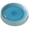 Kare Design Assiette Plate En Grès Bleu D27 - Lot De 4 -Chef&Sommelier-boutique assiette plate en gres bleu d27 lot de 4