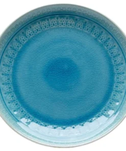Kare Design Assiette Plate En Grès Bleu D27 - Lot De 4 -Chef&Sommelier-boutique assiette plate en gres bleu d27 lot de 4 3