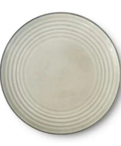 Medard De Noblat Assiette Plate En Grès Gris Clair