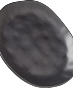 Kare Design Assiette Plate En Grès Noir D20 - Lot De 4 -Chef&Sommelier-boutique assiette plate en gres noir d20 lot de 4 4