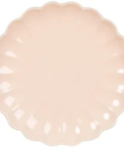 Maisons Du Monde Assiette Plate En Grès Rose
