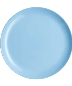 Luminarc Assiette Plate En Opale Bleu D27cm