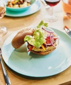 Luminarc Assiette Plate En Opale Turquoise D27cm -Chef&Sommelier-boutique assiette plate en opale turquoise d27cm 2