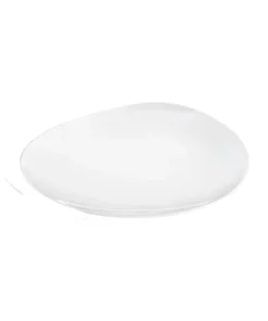 Sibo Homeconcept Assiette Plate En Porcelaine Blanche Blanc 27 Cm - Lot De 6