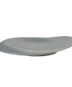 Sibo Homeconcept Assiette Plate En Porcelaine Gris 28 Cm - Lot De 3