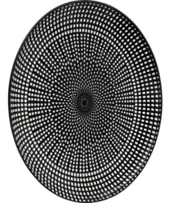 Kare Design Assiette Plate En Porcelaine Noire Et Blanche D21 - Lot De 4 -Chef&Sommelier-boutique assiette plate en porcelaine noire et blanche d21 lot de 4 4