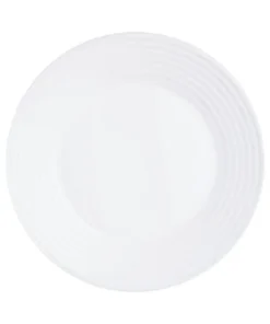 Luminarc Assiette Plate En Verre Opale Extra Résistant D25cm