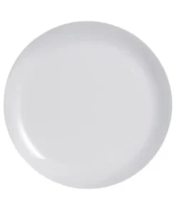 Luminarc Assiette Plate Grise En Verre Opale Extra Résistant D25cm -Chef&Sommelier-boutique assiette plate grise en verre opale extra resistant d25cm diwali 1