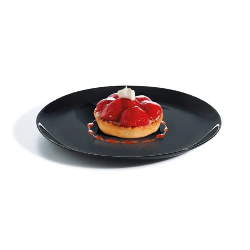 Luminarc Assiette Plate Noire D27cm 4 Luminarc Assiette Plate Noire D27cm – Image 2