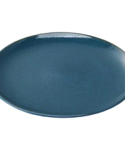 Stalgast Assiette Plate Porcelaine Bleue Ø 200 Mm