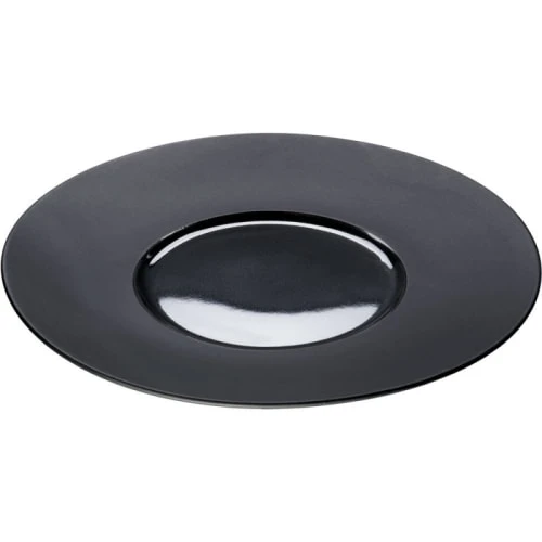 Stalgast Assiette Porcelaine Noire Bord Lisse Ø 25cm 3 Stalgast Assiette Porcelaine Noire Bord Lisse Ø 25cm