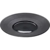 Stalgast Assiette Porcelaine Noire Bord Strié Ø 26cm -Chef&Sommelier-boutique assiette porcelaine noire bord strie oe 26cm
