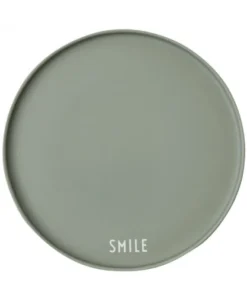 Design Letters Assiette Porcelaine Verte D22cm