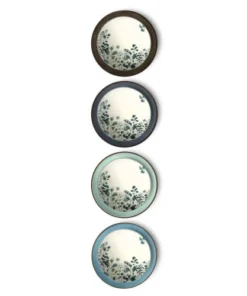 Medard De Noblat Assiette Salade Et Pâtes En Grès Vert/Bleu -Chef&Sommelier-boutique assiette salade et pates en gres vert bleu 3