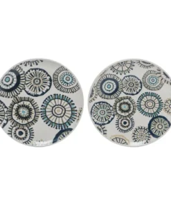 Sia Deco Assiettes Candy Rondes - Lot De 2