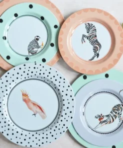 Yvonne Ellen Assiettes En Mélamine D21cm - Lot De 4 -Chef&Sommelier-boutique assiettes en melamine d21cm lot de 4 1