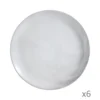 Luminarc Assiettes Plates Grises D25cm - Lot De 6 -Chef&Sommelier-boutique assiettes plates grises d25cm lot de 6