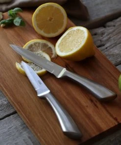 OGO Living Bloc à Couteau Et 5 Couteaux En Acacia Et Inox -Chef&Sommelier-boutique bloc a couteau et 5 couteaux en acacia et inox 4