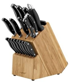 BergHOFF Bloc Couteaux En Bois Et 20 Pièces