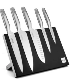 SABATIER TROMPETTE Bloc Magnétique 5 Couteaux De Cuisine