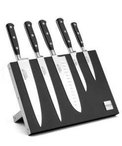 SABATIER TROMPETTE Bloc Magnétique 5 Couteaux De Cuisine