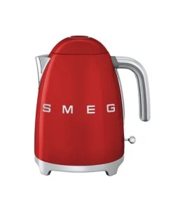 Smeg Bouilloire 1,7 L En Inox Rouge