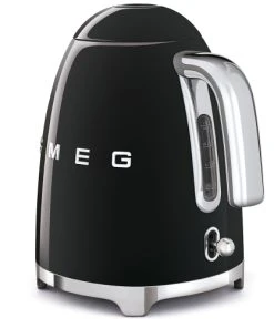 Smeg Bouilloire 1,7 L Mat En Inox Noir -Chef&Sommelier-boutique bouilloire 1 7 l mat en inox noir 2