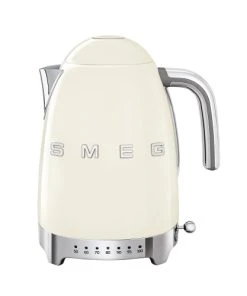 Smeg Bouilloire Année 50 1,7 L Crème En Inox Beige