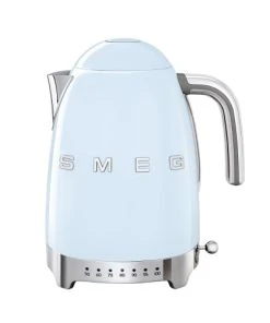 Smeg Bouilloire Année 50 1,7 L E En Inox Bleu