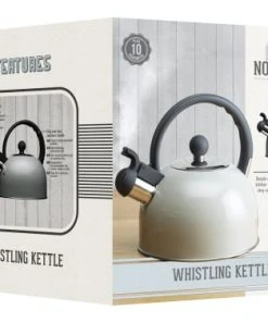 Living Nostalgia Bouilloire Sifflante 1.4L En Acier Inoxydable Gris -Chef&Sommelier-boutique bouilloire sifflante 1 4l en acier inoxydable gris 3