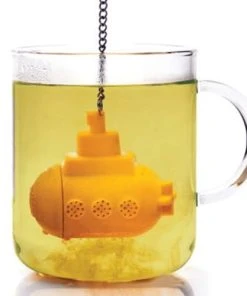 Pa Design Boule à Thé En Silicone Jaune Sous Marin -Chef&Sommelier-boutique boule a the en silicone jaune sous marin 1