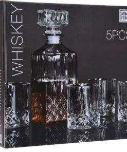 Chef&Sommelier-boutique -Chef&Sommelier-boutique carafe a whisky 900ml et 4 verres 1