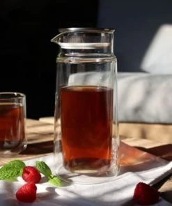 OGO Living Carafe Infuseur Double Paroi En Verre 650 Ml -Chef&Sommelier-boutique carafe infuseur double paroi en verre 650 ml 3