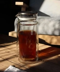 OGO Living Carafe Infuseur Double Paroi En Verre 650 Ml -Chef&Sommelier-boutique carafe infuseur double paroi en verre 650 ml 5