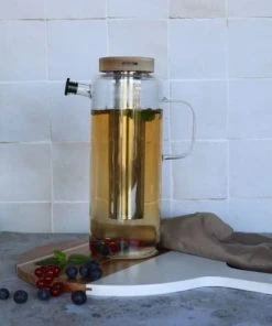 OGO Living Carafe Infuseur En Verre 1,5L -Chef&Sommelier-boutique carafe infuseur en verre 1 5l 2