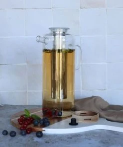 OGO Living Carafe Infuseur En Verre 1,5L -Chef&Sommelier-boutique carafe infuseur en verre 1 5l 4