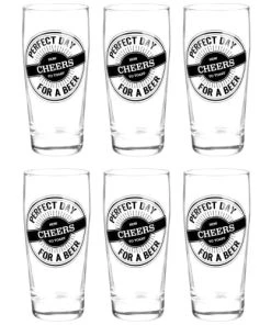 Maisons Du Monde Chope à Bière En Verre - Lot De 6