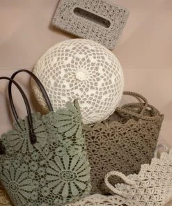 Pirouette Paris Cloche à Gâteaux En Crochet Fait Main D33cm -Chef&Sommelier-boutique cloche a gateaux en crochet fait main d33cm 2