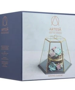 Artesa Cloche En Verre Avec Plat En Ardoise - Transperent Et Noir 11 Artesa Cloche En Verre Avec Plat En Ardoise - Transperent Et Noir -Chef&Sommelier-boutique cloche en verre avec plat en ardoise transperent et noir 3